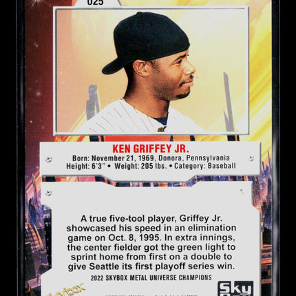 2022 SkyBox Metal Universe Champions Ken Griffey Jr. #025