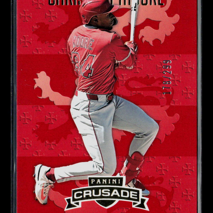 2025 Panini Crusade Christian Moore #180 Red 178/299