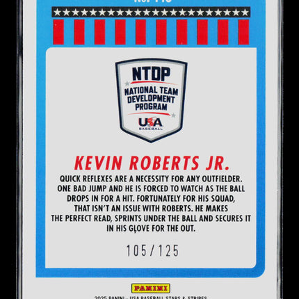 2025 Panini USA Baseball Stars & Stripes Kevin Roberts Jr. #143 105/125