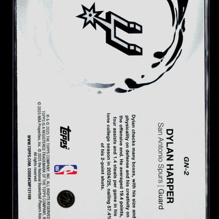 2025 Topps Generation Now Dylan Harper #GN-2 RC