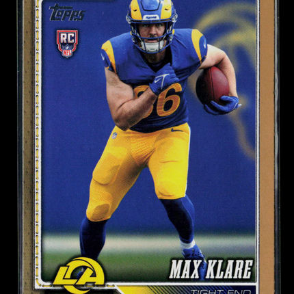 2026 Topps Max Klare #340 Gold RC /2026