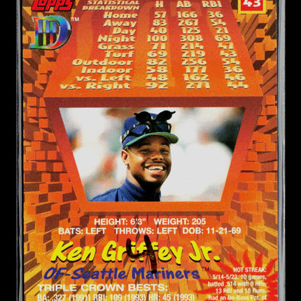 1996 Topps D3 Ken Griffey Jr. #43