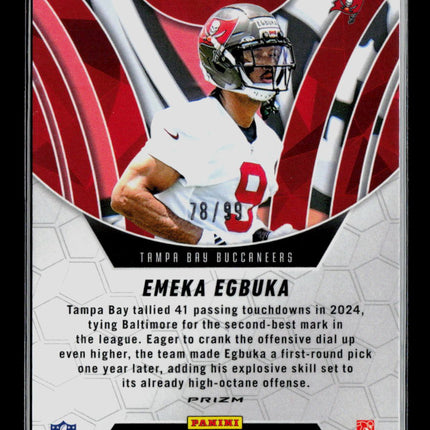 2025 Panini Mosaic Football Emeka Egbuka #2 RC