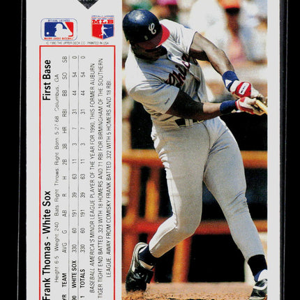 1991 Upper Deck Frank Thomas #246