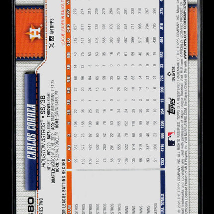 2026 Topps Series Two Carlos Correa #680