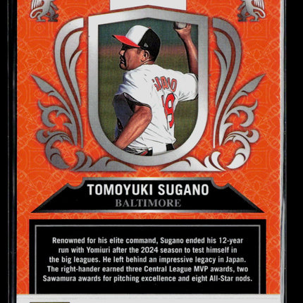 2025 Panini Crusade Baseball Tomoyuki Sugano #16 RC