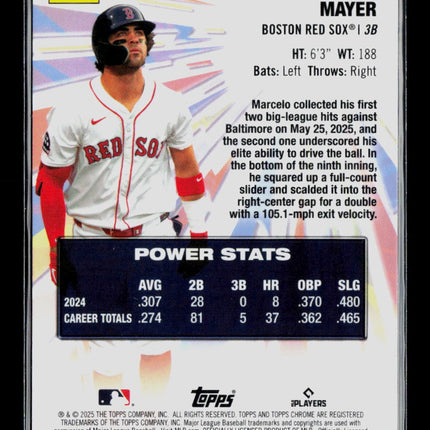 2025 Topps Chrome Power Players Marcelo Mayer #PP-45 RC