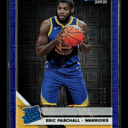2019 Panini Donruss Eric Paschall #238 Blue /35