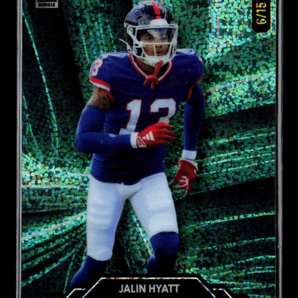 2023 Wild Card Wild Chrome Jalin Hyatt #WCL-PR Green 6/15