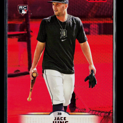 2025 Topps Stadium Club Jace Jung #47 Red Foil RC