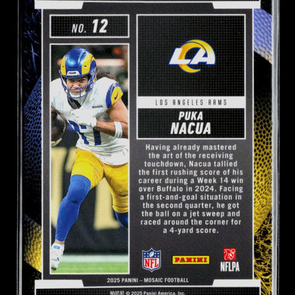 2025 Panini Mosaic Puka Nacua #12