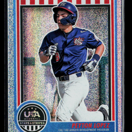 2025 Panini USA Baseball Stars & Stripes Peyton Lopez #117