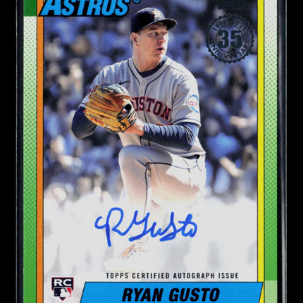 2025 Topps Ryan Gusto #90AU-RG RC Auto