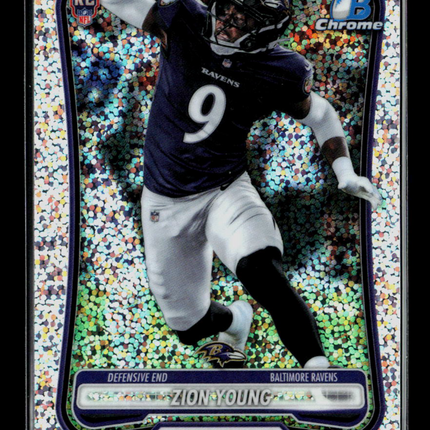 2026 Bowman Chrome Zion Young #BCV-179 RC Speckle