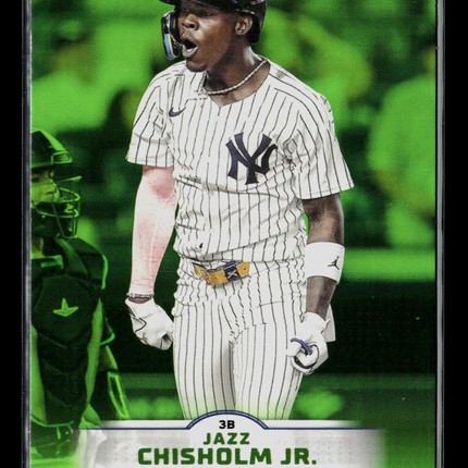 2025 Topps Stadium Club Jazz Chisholm Jr. #164 Green