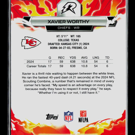 2026 Topps Resurgence Xavier Worthy #48 163/425