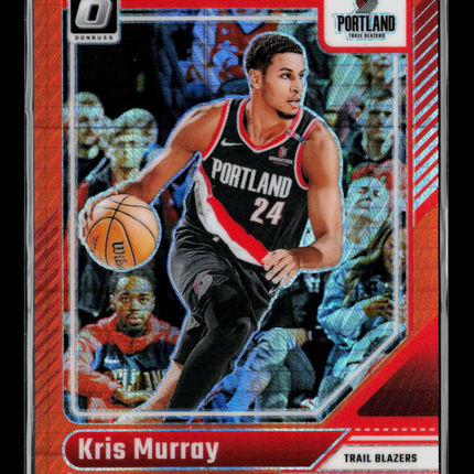 2025 Panini Donruss Optic Kris Murray #136 Orange /299