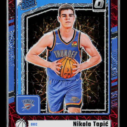 2025 Panini Donruss Optic Nikola Topić #278 Red Velocity /299