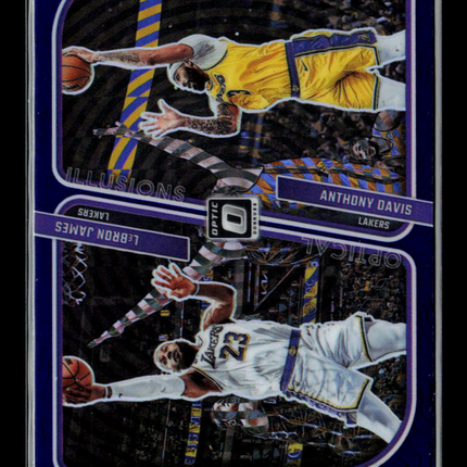 2024 Panini Donruss Optic Basketball Anthony Davis LeBron James #1 Purple