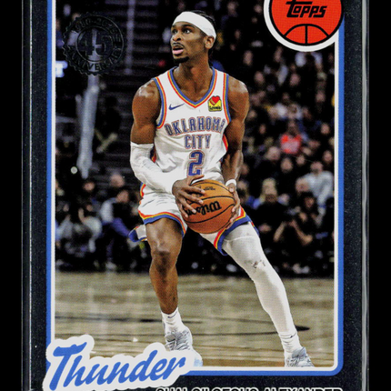 2025 Topps Basketball Shai Gilgeous-Alexander #80BK-91