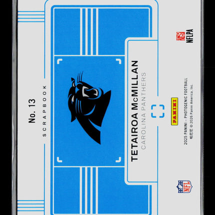 2026 Panini Photogenic Football Tetairoa McMillan #No. 13 RC