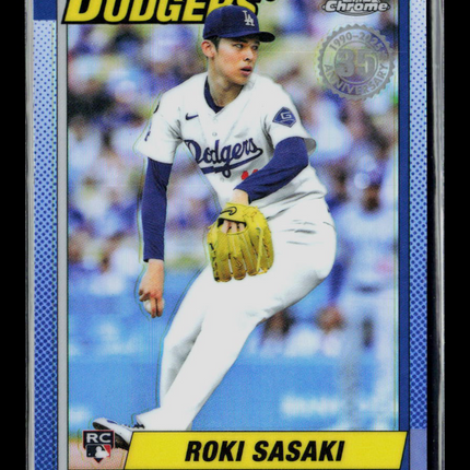 2025 Topps Chrome Roki Sasaki #90CU-18 RC
