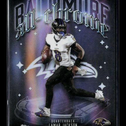 2025 Topps Chrome Lamar Jackson #ACT-1 Refractor