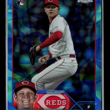 2023 Topps Chrome Update Series Casey Legumina #USC5 Aqua Lava Refractor RC /175