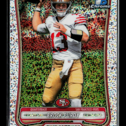 2026 Bowman Chrome Brock Purdy #BCV-87 Speckle