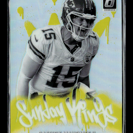 2025 Panini Donruss Optic Football Patrick Mahomes II #2 Sunday Kings