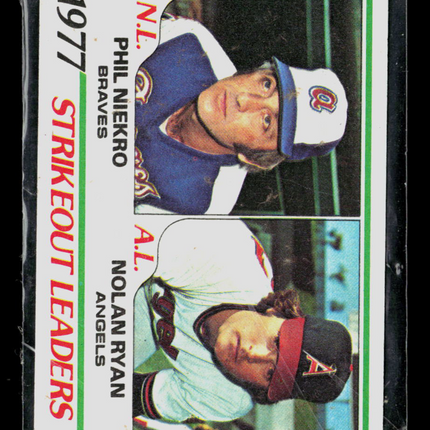 1978 Topps Nolan Ryan Phil Niekro #206