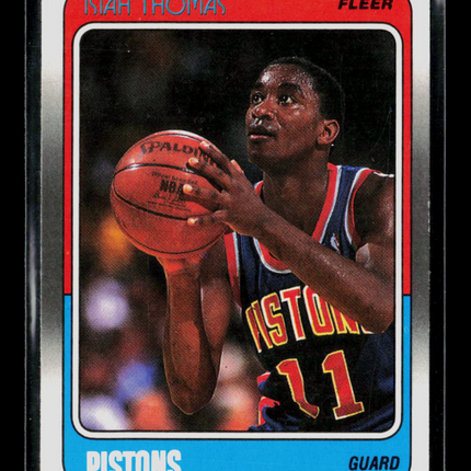 1988 Fleer Isiah Thomas #45