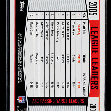 2006 Topps Tom Brady #280