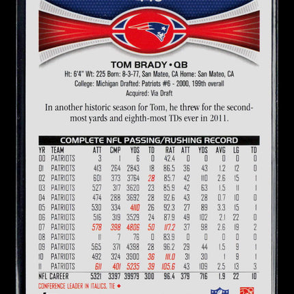 2012 Topps Tom Brady #440