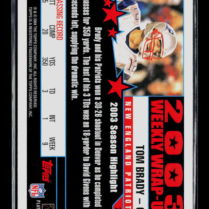 2004 Topps Tom Brady #298