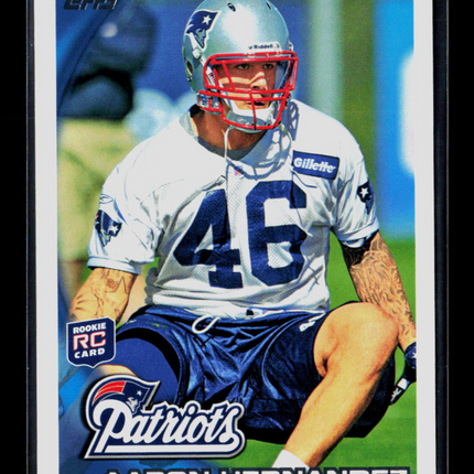 2010 Topps Aaron Hernandez #96 RC