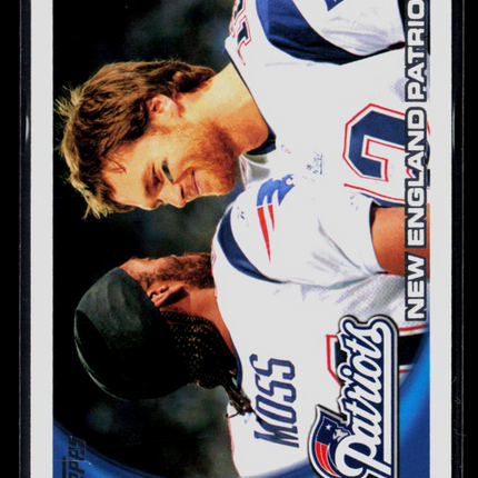 2010 Topps Randy Moss Tom Brady #347