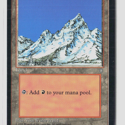 Magic: The Gathering Ice Age Snow-Covered Mountain #349