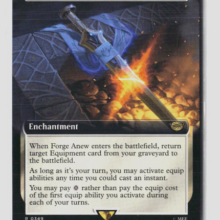 MTG The Lord of the Rings: Tales of Middle-earth Forge Anew Extended Art