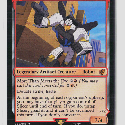 MTG Transformers Slicer Hired Muscle Slicer High-Speed Antagonist