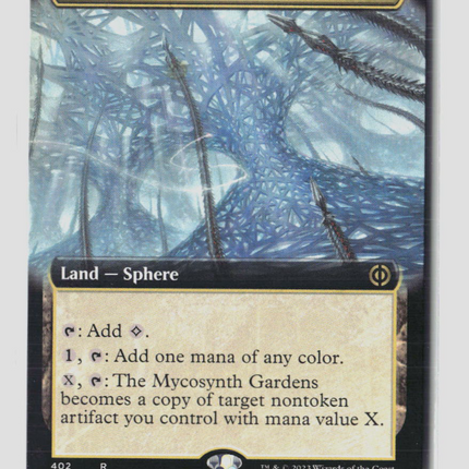 Magic: The Gathering Phyrexia: The Mycosynth Gardens Extended Art Borderline