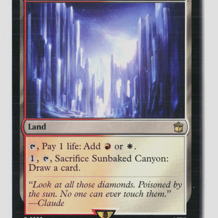 Magic: The Gathering Doctor Who Sunbaked Canyon Rare