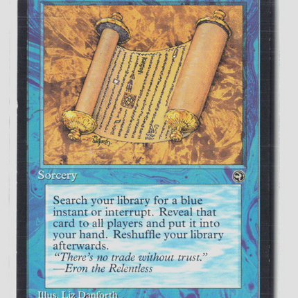 Magic: The Gathering Homelands Merchant Scroll