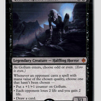 Magic: The Gathering Gollum, Riddle Master The hobbit #70