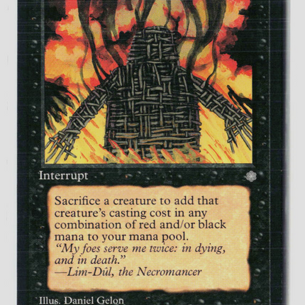 Magic: The Gathering Ice Age Burnt Offering