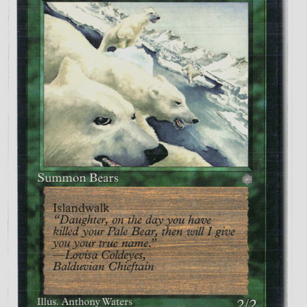 Magic: The Gathering Ice Age Pale Bears