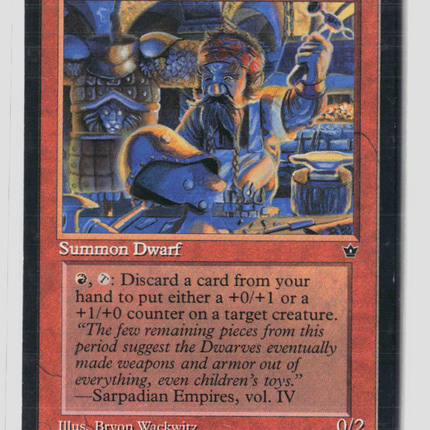 Magic: The Gathering Fallen Empires Dwarven Armorer