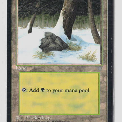 Magic: The Gathering Ice Age Snow-Covered Forest