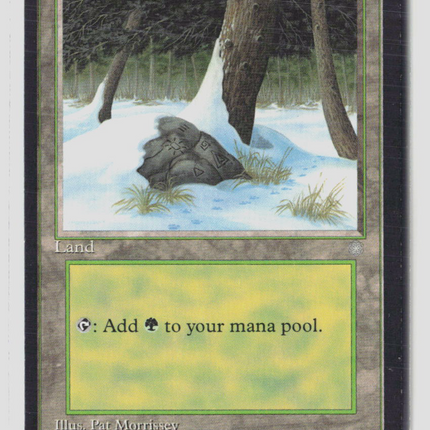 Magic: The Gathering Ice Age Snow-Covered Forest