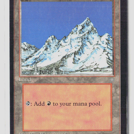 Magic: The Gathering Ice Age Snow-Covered Mountain